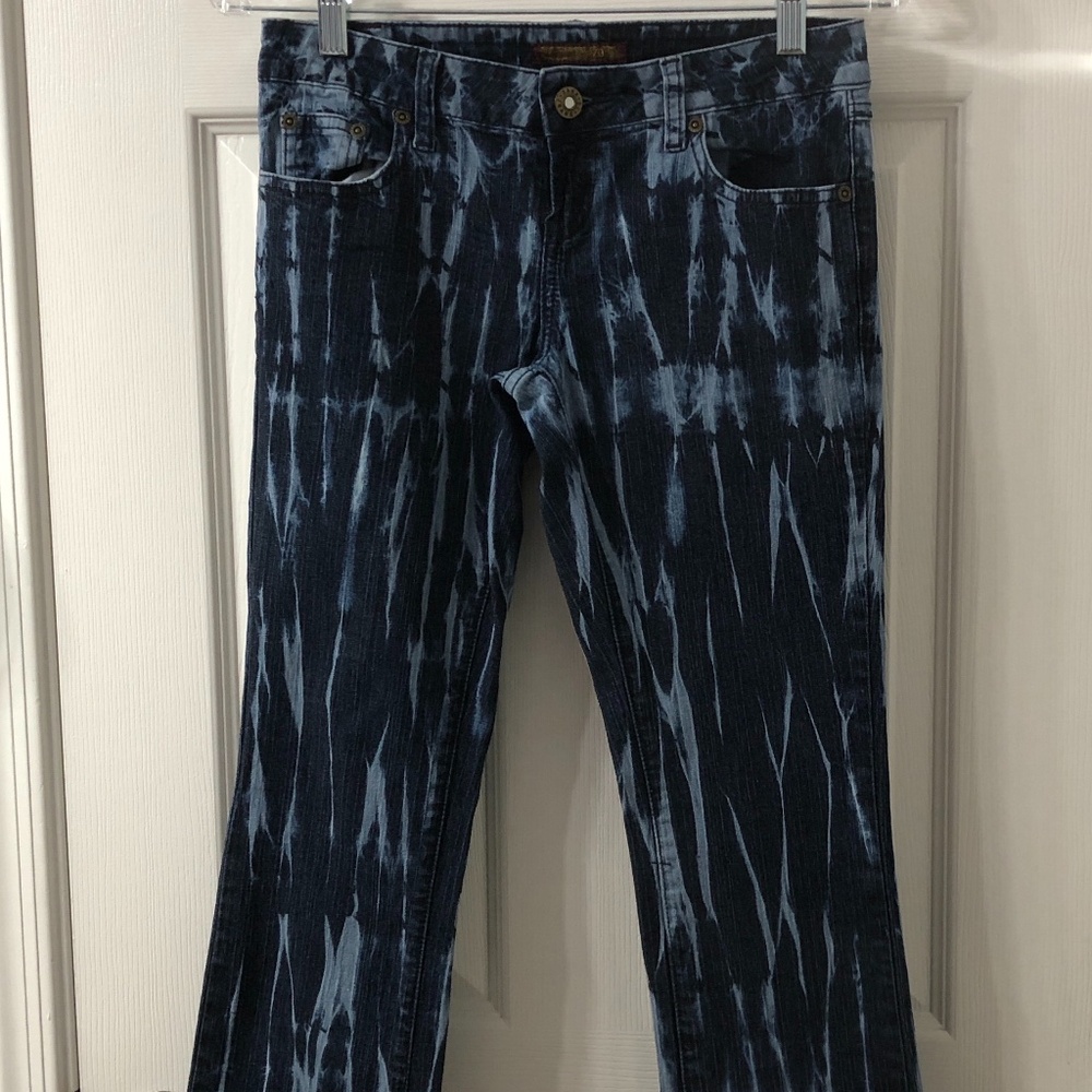 Zana Di Girl's Size 5 Tie Dye Acid Dark Wash Jeans